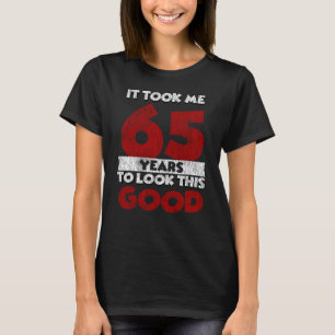 Vintage 65 Jahre alt Lustiges 65. Geburtstagsgesch T-Shirt