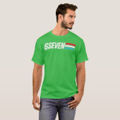 Vintage 67 Meme Retro 6 Seven T-Shirt (Vorne ganz)