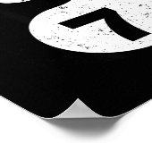 Vintage 6 7 Yin Yang Namaste Six Seven Nostalgia  Poster (Ecke)