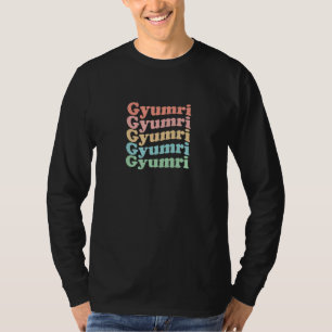 Vintage 70er Armenien Hippie-Stadt - Retro Gyumri T-Shirt