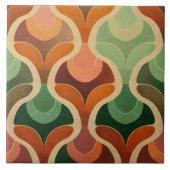 Vintage 70er-Fliese Fliese (Vorderseite)