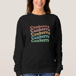 Vintage 70's Australia Hippie City - Retro Canberr Sweatshirt