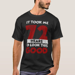 Vintage 72 Jahre alt Lustiges 72. Geburtstagsgesch T-Shirt