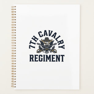 Vintage 7. Kavallerieregiment Brustdruck Design_1 Planer