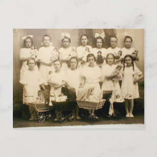 Vintage 7 postkarte