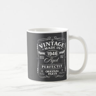 Vintage 80. Geburtstagsdekorationen Männer Lustig Kaffeetasse