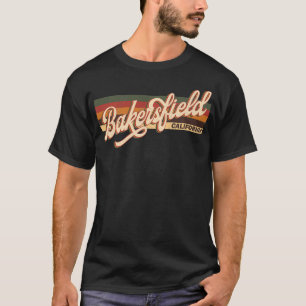 Vintage 80er 70er Bakersfield Retro Bakersfield Ca T-Shirt