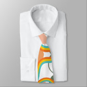 Vintage 80er-Ästhetik Krawatte (Gebunden)