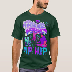 Vintage 80er Hip Hop Retro Graffiti B-Boy Dj T-Shirt