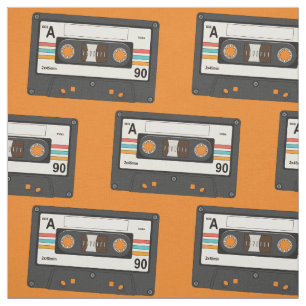 Vintage 80er-Kassettenband Stoff