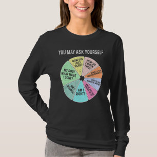 Vintage 80er Musik Retro Liedtext Kreisdiagramm Si T-Shirt