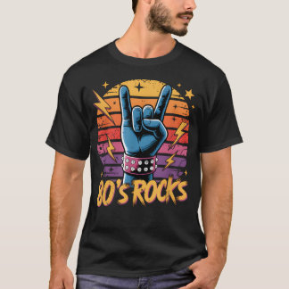 Vintage 80er Rockbands Eighties 80er Party Retro T-Shirt