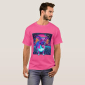 Vintage 80er Synthwave T-Shirt (Vorne ganz)