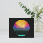 Vintage 80's beach sunset retro (Stehend Vorderseite)
