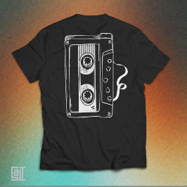 Vintage 80s Cassette Tape Retro Aesthetic T-Shirt