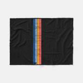 Vintage 80s Style Emerson Nj Fleecedecke (Vorderseite (Horizontal))