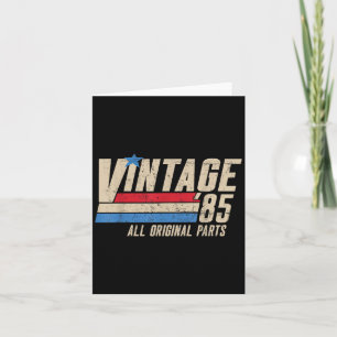 Vintage 85 Retro 40. Geburtstag 1985 Papa 40 Für M Karte