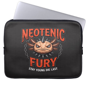 Vintage 90er Heavy Metal Axolotl Band Tour Parodie Laptopschutzhülle