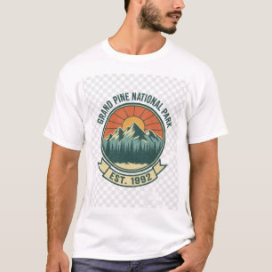 Vintage 90er-Jahre-Abenteuer-Nationalpark-T-Shirt T-Shirt
