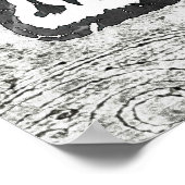 Vintage 90er-Jahre-Musik - Poster (Ecke)