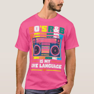 Vintage 90er-Jahre-Rb-Musik für Rnb-Liebhaber 70er T-Shirt