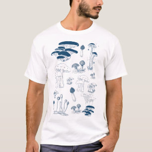 Vintage 90er Jahre Tattoo Pilz Design T-Shirt