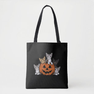 Vintage 90er Katzen Halloween Retro Gruselige Jahr Tasche