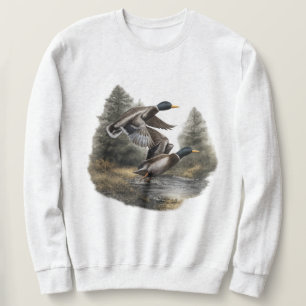Vintage 90er Stockenten Rustikaler Cabincore-Style Sweatshirt