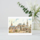 Vintage Aachener Dom Postkarte (Stehend Vorderseite)