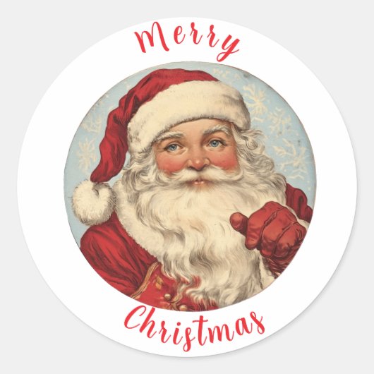 Vintage Abbildung 2 Runder Aufkleber (Vorderseite)