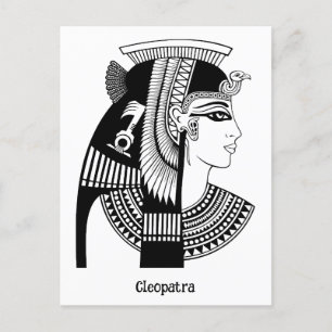 Vintage Abbildung Cleopatra Postkarte