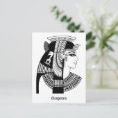 Vintage Abbildung Cleopatra Postkarte (Stehend Vorderseite)