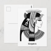 Vintage Abbildung Cleopatra Postkarte (Vorne/Hinten)
