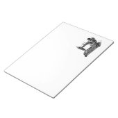 Vintage Abbildung der Nähmaschine 1800 Notizblock (angewinkelt)