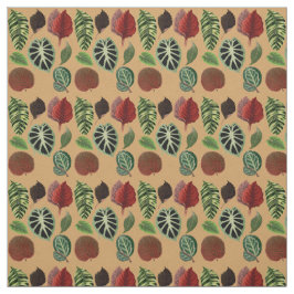 Vintage Abbildung des kolossalen Leaf Botanischer Stoff