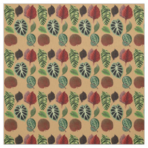 Vintage Abbildung des kolossalen Leaf Botanischer Stoff