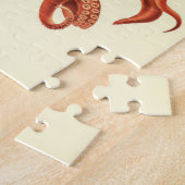 Vintage Abbildung eines Oktopus Puzzle (Seite)
