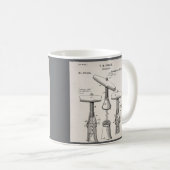 Vintage Abbildung Kaffeetasse (VorderseiteRechts)