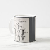 Vintage Abbildung Kaffeetasse (Vorderseite Links)