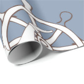 Vintage Abbildung nahtloses Musterrad und tu Geschenkpapier (Rolleneckpunkt)