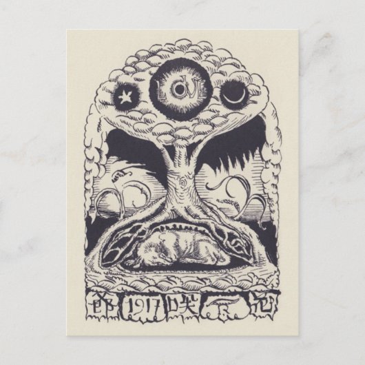 Vintage Abbildung Postcard Postkarte (Vorderseite)