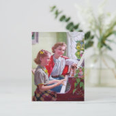 Vintage Abbildung Postcard Postkarte (Stehend Vorderseite)