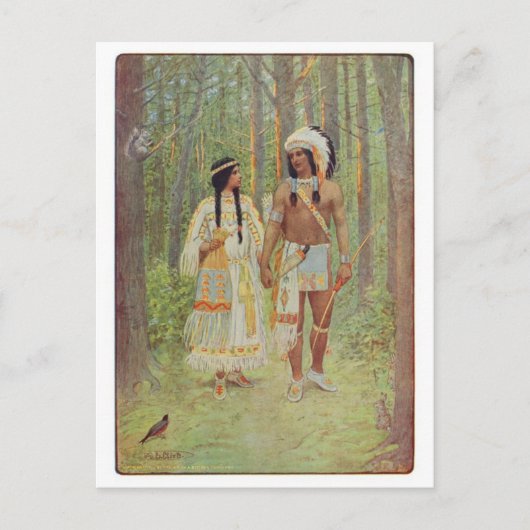 Vintage Abbildung Postcard Postkarte (Vorderseite)