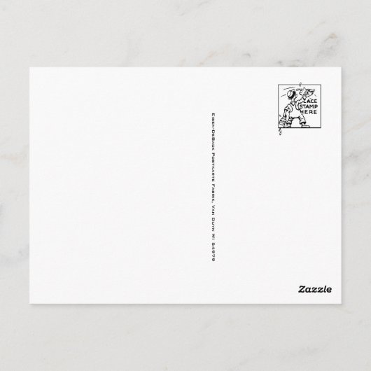 Vintage Abbildung Postcard Postkarte (Rückseite)