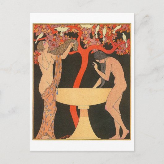 Vintage Abbildung Postcard Postkarte (Vorderseite)