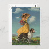 Vintage Abbildung Postcard Postkarte (Vorne/Hinten)