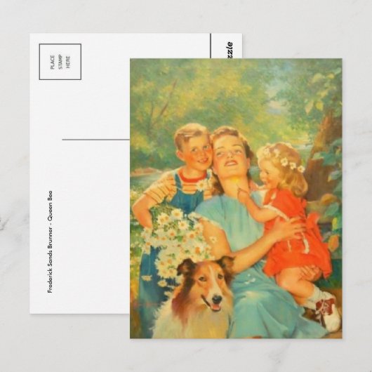 Vintage Abbildung Postcard Postkarte (Vorne/Hinten)