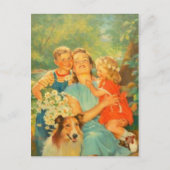 Vintage Abbildung Postcard Postkarte (Vorderseite)