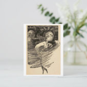 Vintage Abbildung Postcard Postkarte (Stehend Vorderseite)