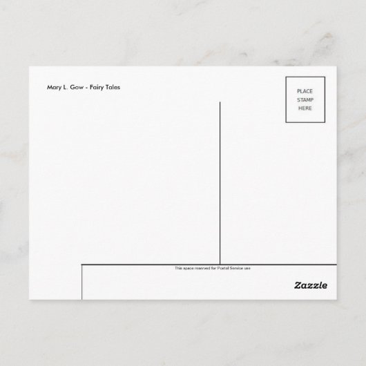 Vintage Abbildung Postcard Postkarte (Rückseite)